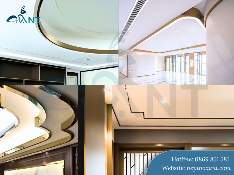 nẹp inox trang trí trần
