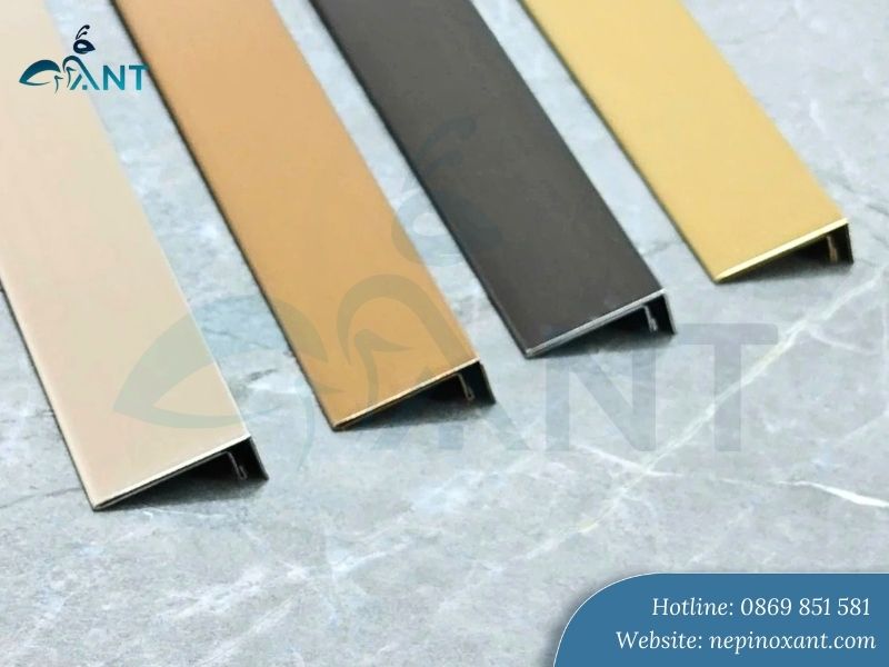 Nẹp chữ F kết thúc sàn