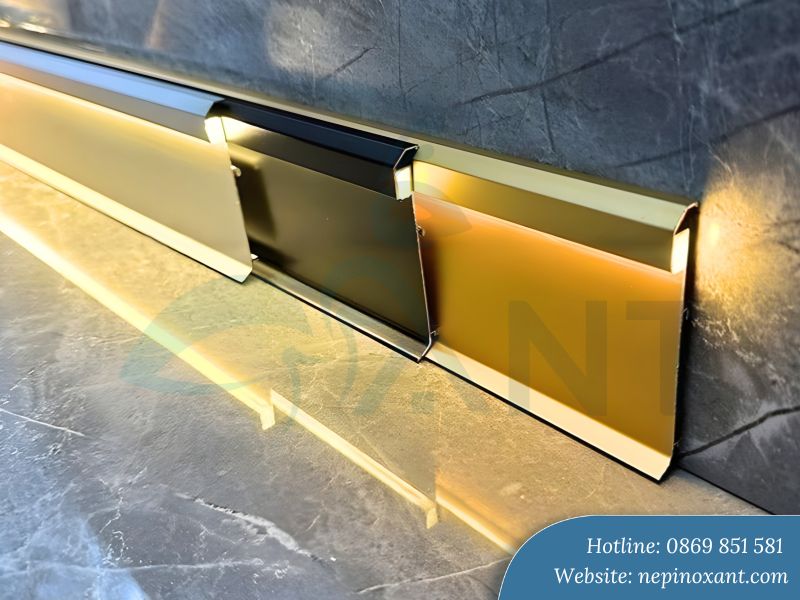 Nẹp nhôm tích hợp đèn led