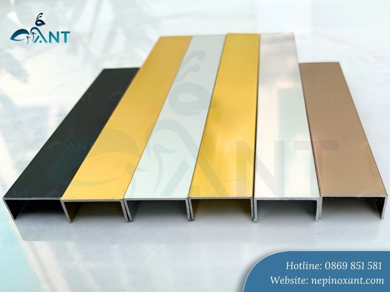 Thông số kỹ thuật chi tiết nẹp nhôm U20