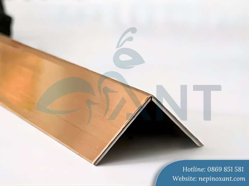 Báo giá nẹp V inox xước