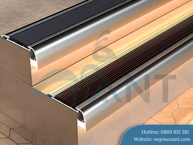4 ưu điểm vượt trội khi sử dụng nẹp mũi bậc có đèn LED