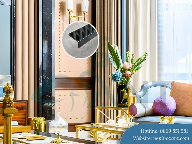 Phân loại và thông số kỹ thuật phổ biến của nẹp inox chữ L