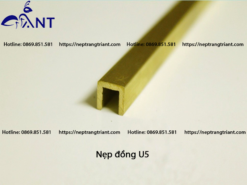 Nẹp đồng U5