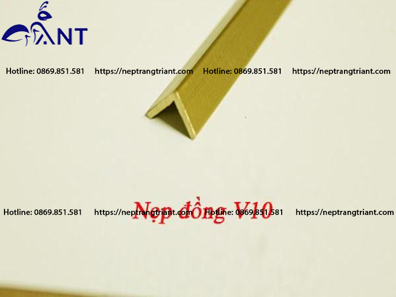 Nẹp đồng V10