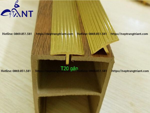 Nẹp đồng chống trơn T20 gân