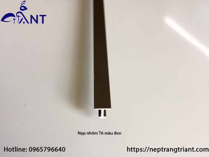 Nẹp nhôm T6 màu đen