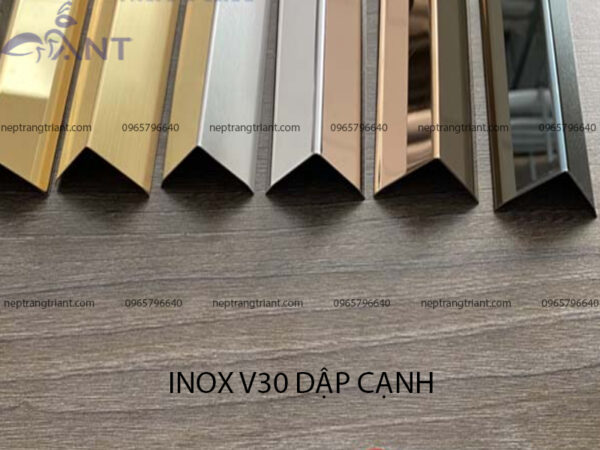 Nẹp inox chữ V30 mm