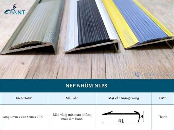 Nẹp nhôm NLP8