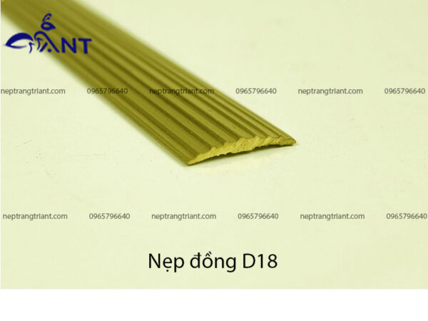 Nẹp đồng D18
