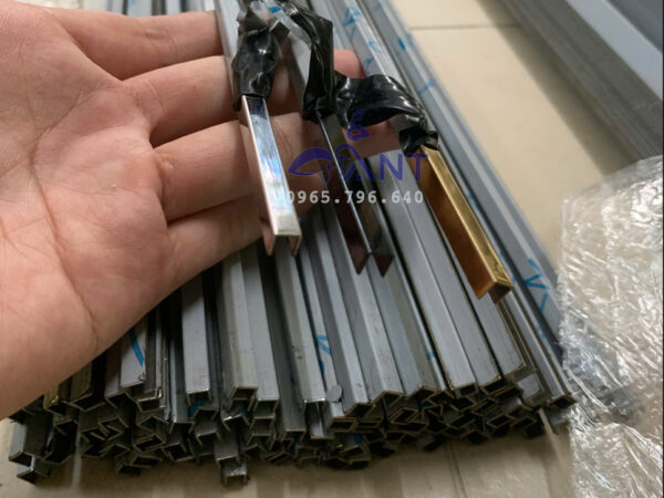 Nẹp inox U5 chân cao 5mm