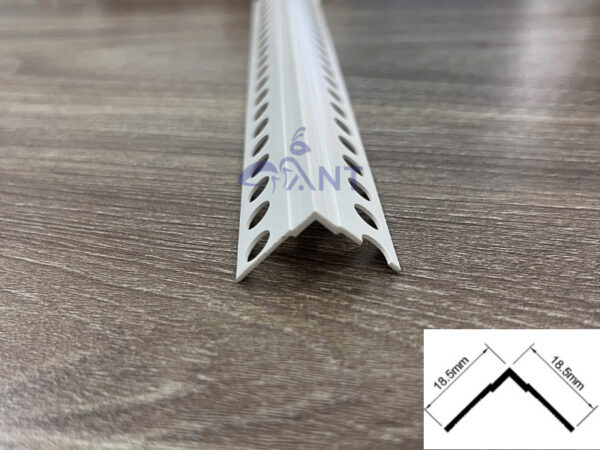 Nẹp nhựa góc âm V20