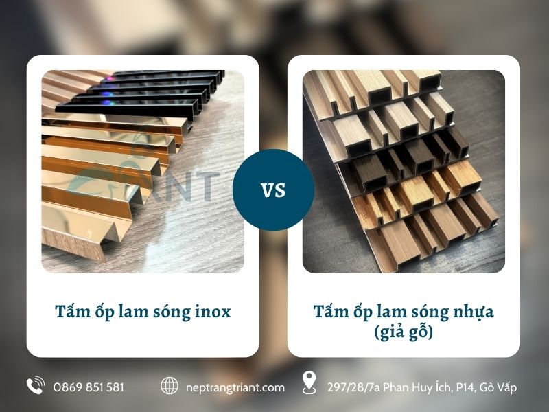 Tổng quan về tấm ốp lam sóng inox và nhựa